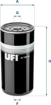 UFI 24.121.00 - Fuel filter car-mod.net