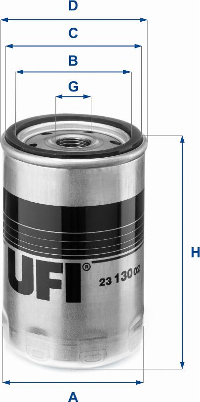 UFI 23.130.02 - Oil Filter car-mod.net