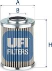 UFI 22.034.00 - Hydraulic Filter, automatic transmission car-mod.net