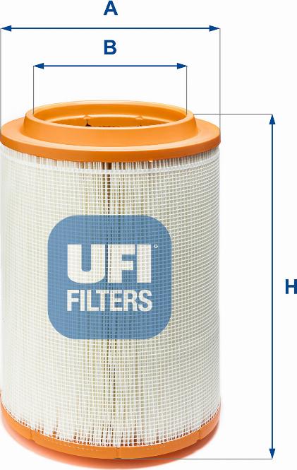UFI 27.600.00 - Engine Air Filter car-mod.net