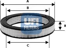 UFI 27.762.00 - Engine Air Filter car-mod.net
