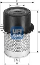 UFI 27.132.00 - Engine Air Filter car-mod.net