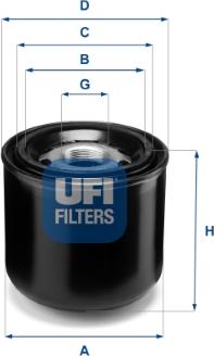 UFI 27.393.00 - Air Dryer Cartridge, compressed-air system car-mod.net