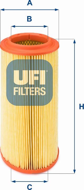 UFI 27.257.00 - Engine Air Filter car-mod.net