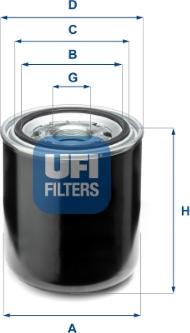 UFI 27.A66.00 - Air Dryer Cartridge, compressed-air system car-mod.net