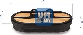 UFI 27.G87.00 - Engine Air Filter car-mod.net