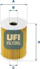 UFI 25.091.00 - Oil Filter car-mod.net