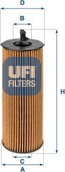 UFI 25.068.00 - Oil Filter car-mod.net