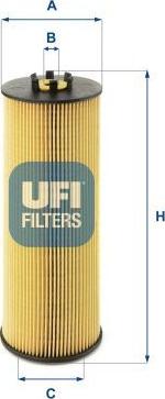 UFI 25.019.00 - Oil Filter car-mod.net