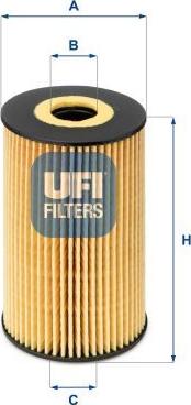 UFI 25.106.00 - Oil Filter car-mod.net