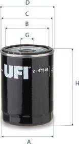 UFI 23.473.00 - Oil Filter car-mod.net