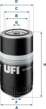 UFI 23.156.03 - Oil Filter car-mod.net