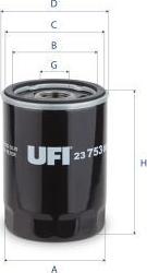 UFI 23.753.00 - Oil Filter car-mod.net