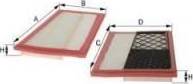 Uniflux Filters XA614 - Engine Air Filter car-mod.net