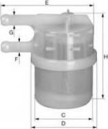 Uniflux Filters XB11 - Fuel filter car-mod.net