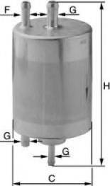 Uniflux Filters XB234 - Fuel filter car-mod.net