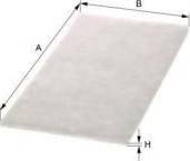 Uniflux Filters XC166 - Filter, interior air car-mod.net