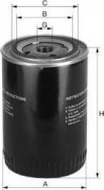 Uniflux Filters XO300 - Oil Filter car-mod.net