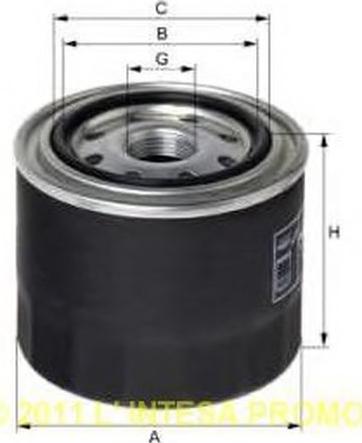 Uniflux Filters XO164 - Oil Filter car-mod.net