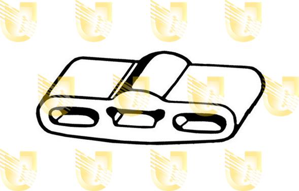 Unigom 165021 - Holding Bracket, silencer car-mod.net