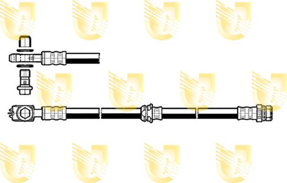 Unigom 378120 - Brake Hose car-mod.net