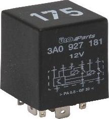 ÜRO Parts 3A0927181 - Relay, starter car-mod.net