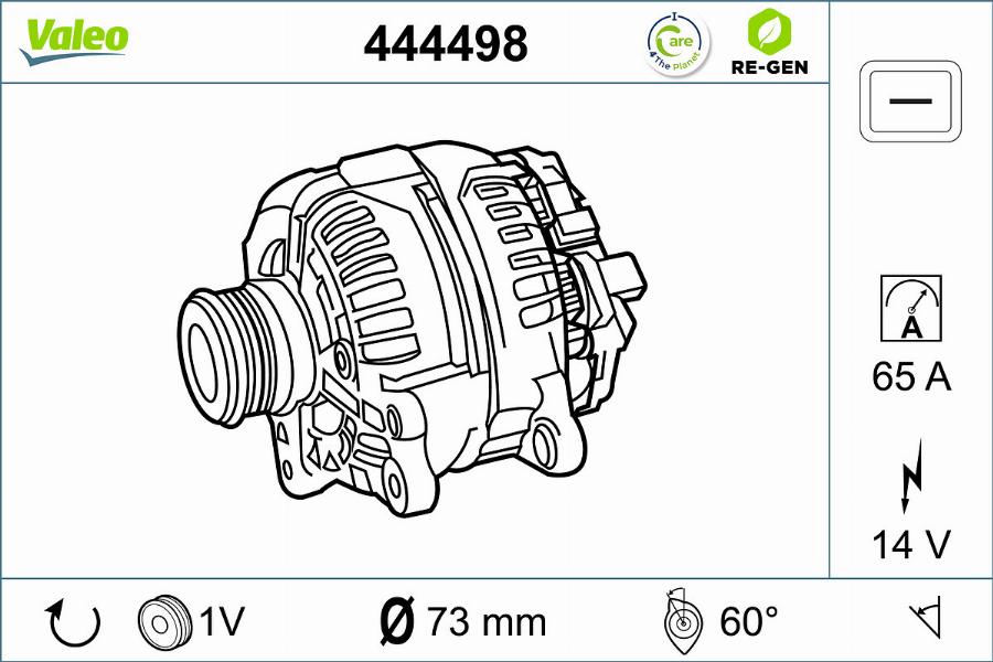 Valeo 444498 - Alternator car-mod.net