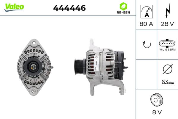VALEO 444446 - Alternator car-mod.net