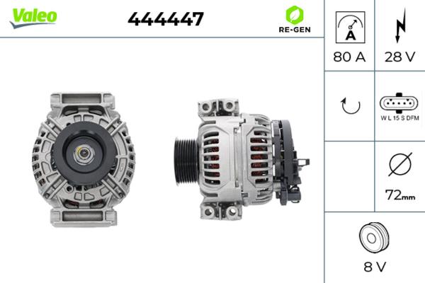 VALEO 444447 - Alternator car-mod.net