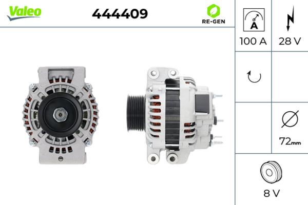 VALEO 444409 - Alternator car-mod.net