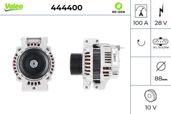 VALEO 444400 - Alternator car-mod.net