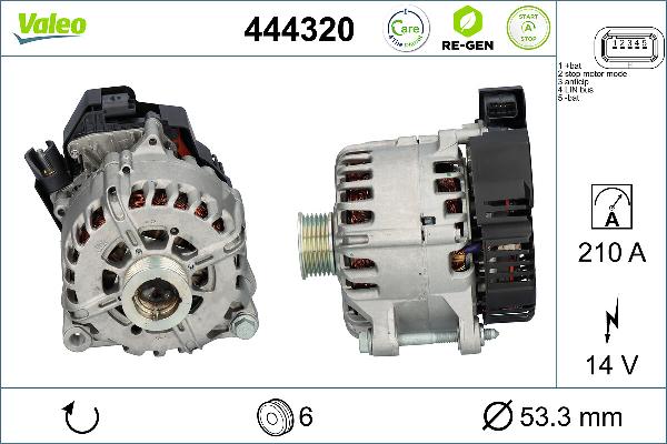 VALEO 444320 - Alternator car-mod.net