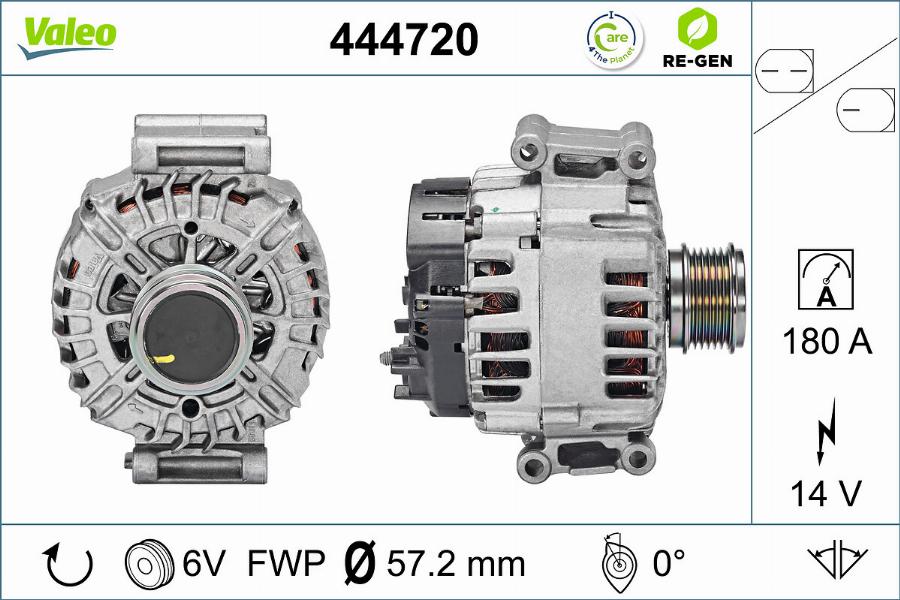Valeo 444720 - Alternator car-mod.net