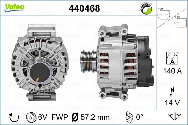 Valeo 440468 - Alternator car-mod.net