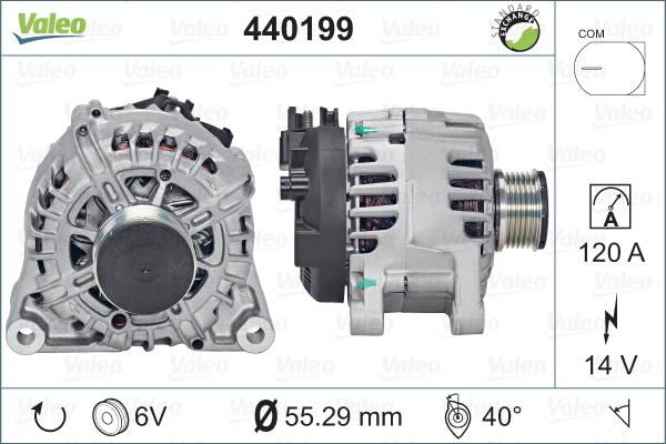 Valeo 440199 - Alternator car-mod.net