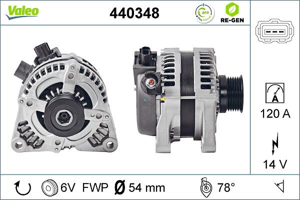VALEO 440348 - Alternator car-mod.net
