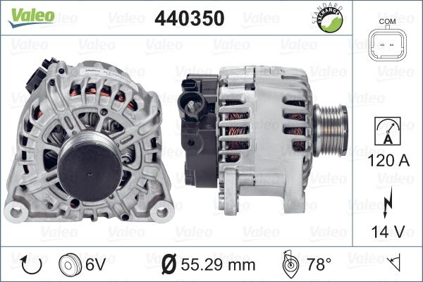Valeo 440350 - Alternator car-mod.net