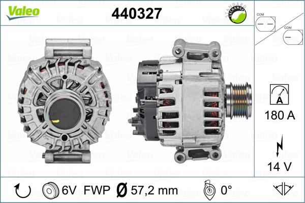 Valeo 440327 - Alternator car-mod.net