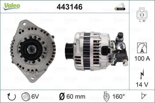 Valeo 443146 - Alternator car-mod.net