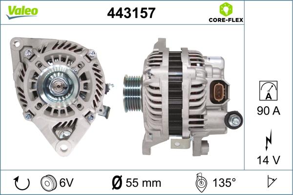 VALEO 443157 - Alternator car-mod.net