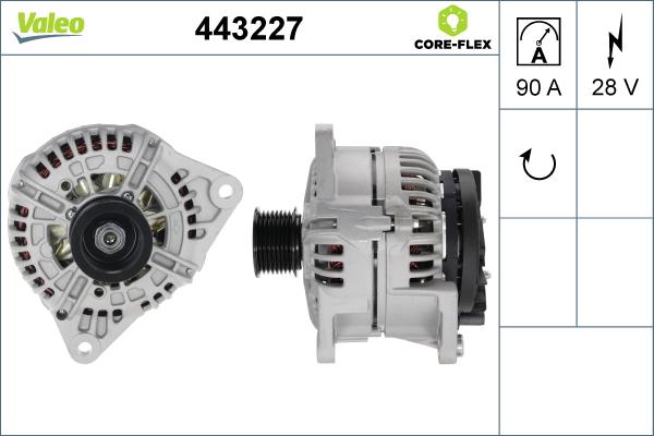 Valeo 443227 - Alternator car-mod.net