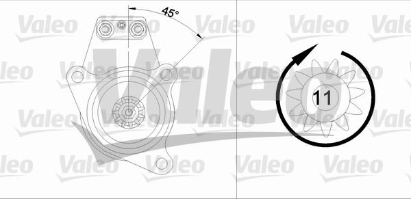 Valeo 455544 - Starter car-mod.net