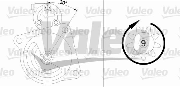 Valeo 455518 - Starter car-mod.net