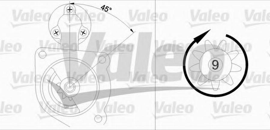 Valeo 455521 - Starter car-mod.net