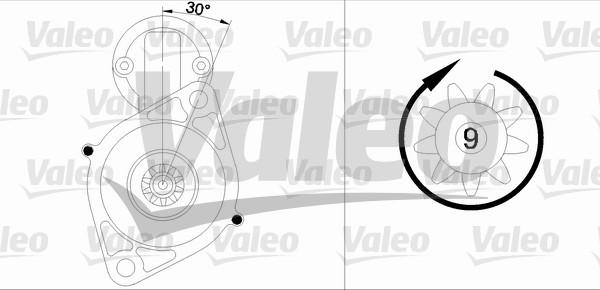 Valeo 455574 - Starter car-mod.net