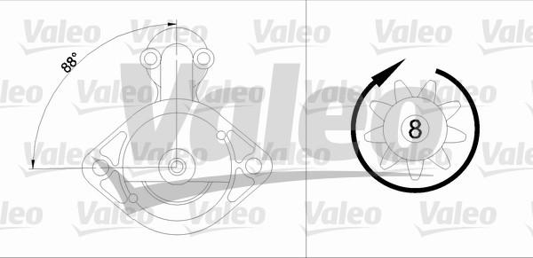 Valeo 455613 - Starter car-mod.net