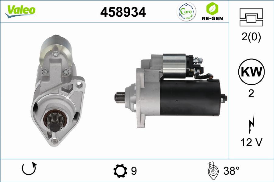Valeo 458934 - Starter car-mod.net
