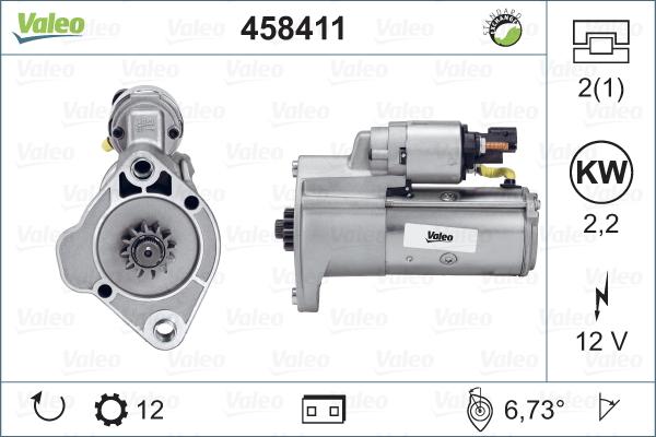 Valeo 458411 - Starter car-mod.net