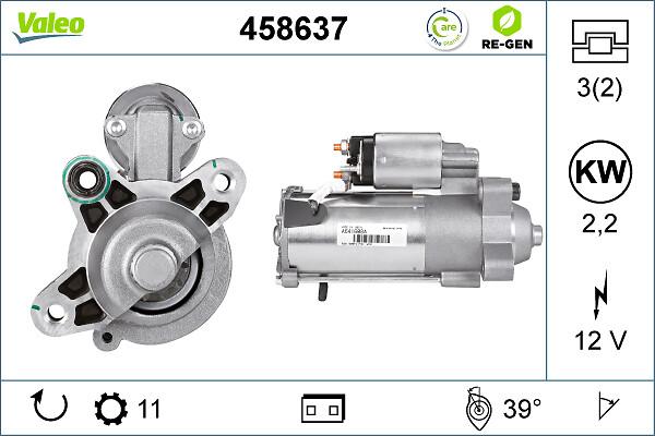 VALEO 458637 - Starter car-mod.net