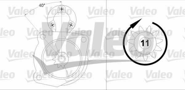 Valeo 458198 - Starter car-mod.net